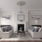 Ekena Millwork Galveston Medallion (Canopies up to 5 7/8"), 51"OD x 3 5/8"ID x 3 3/8"P, Pot of Cream Crackle CM51GLPCC - alternate 2